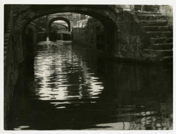 Milano - via San Marco - Naviglio - ponte delle Gabelle