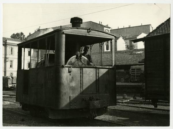 Milano - Porta Romana - stazione - tram a vapore - gamba de legn