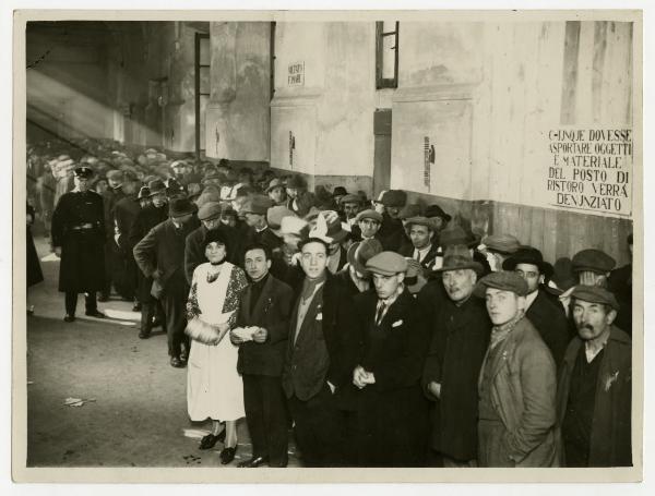 Persone senza fissa dimora - Assistenza - Milano - 1930