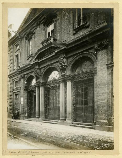 Milano - Via Case Rotte - Chiesa di San Giovanni Decollato - Facciata