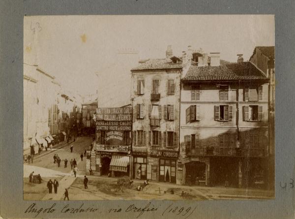 Milano - Piazza Cordusio - Via Orefici