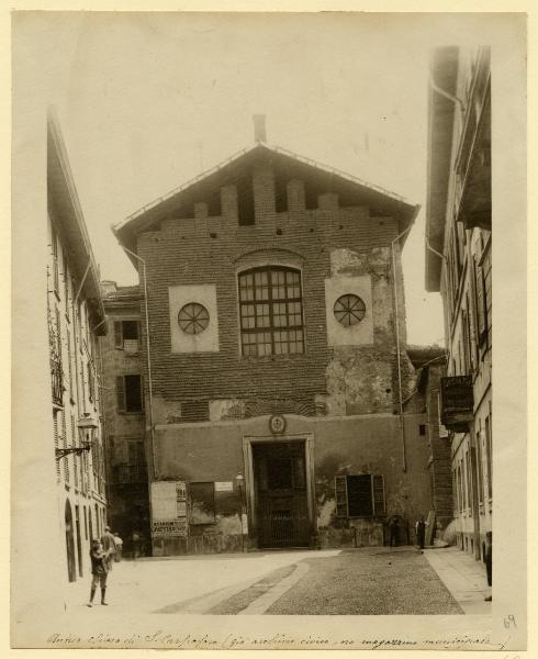 Milano - Via Formentini - Chiesa di San Carpoforo - facciata