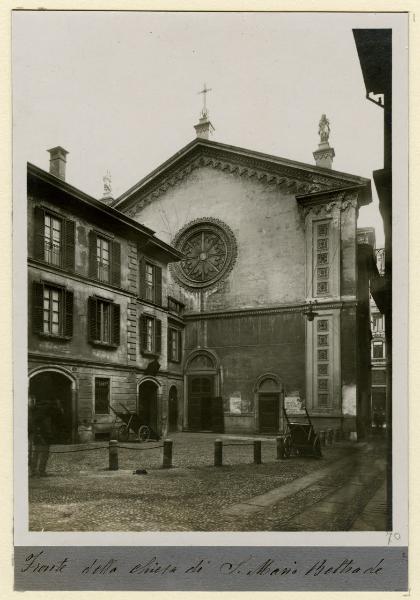 Milano - Chiesa di Santa Maria Beltrade - Facciata