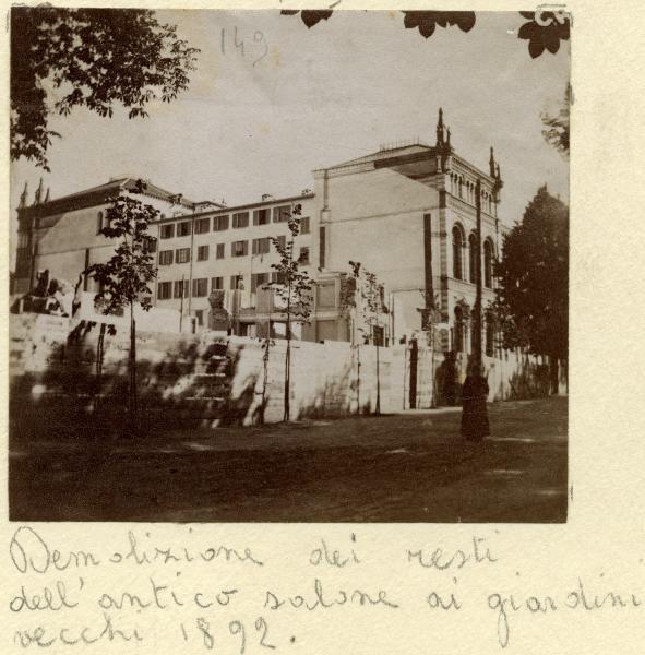 Milano - Porta Venezia - Giardini Vecchi - Cantiere