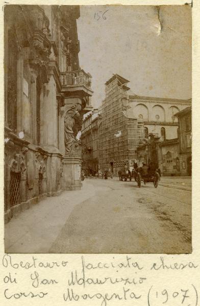 Milano - Corso Magenta - Palazzo Litta - Chiesa di S. Maurizio Maggiore