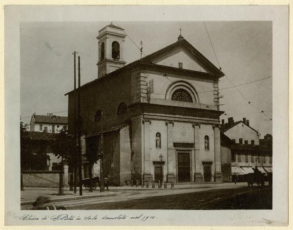 Milano - piazza Wagner - Chiesa di S. Pietro in Sala