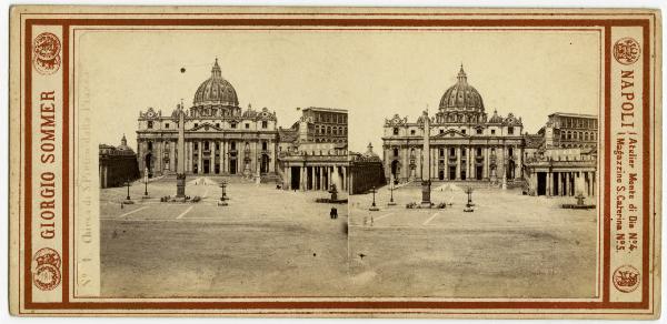 Roma - Vaticano - Papale Basilica Maggiore di San Pietro in Vaticano - Facciata