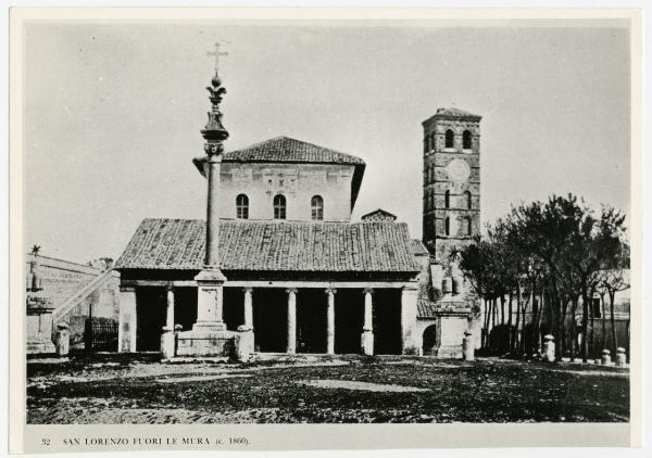 Roma - Basilica di San Lorenzo fuori le mura - Facciata e portico