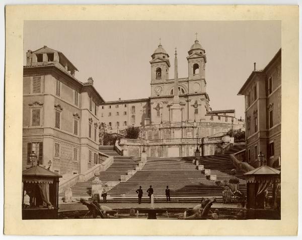 Roma - Chiesa e scalinata di Trinità dei Monti