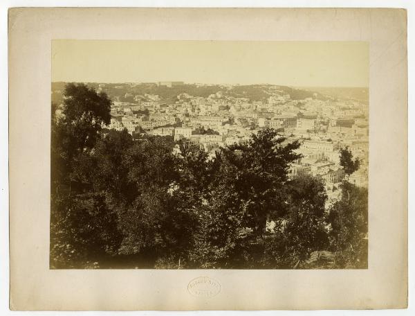 Napoli - Collina del Vomero - Panorama della città eseguito in direzione di Capodimonte