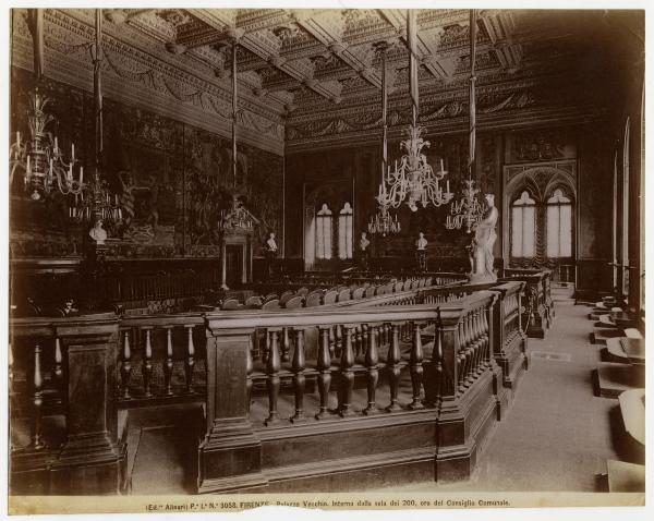 Firenze - Palazzo Vecchio - Sala dei Duecento o Sala del Consiglio Comunale