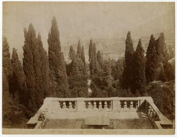 Tivoli - Villa d'Este - Panorama dalla terrazza