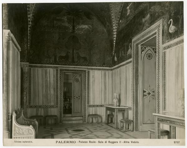 Palermo - Palazzo Reale o Palazzo dei Normanni - Sala di Ruggero II - Interno