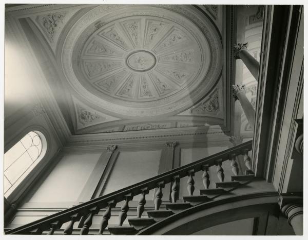 Firenze - Università degli Studi - Palazzo del Rettorato - Scalinata - Soffitto