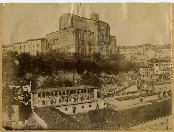 Siena - Basilica San Domenico - Prospetto sud-est - Abside