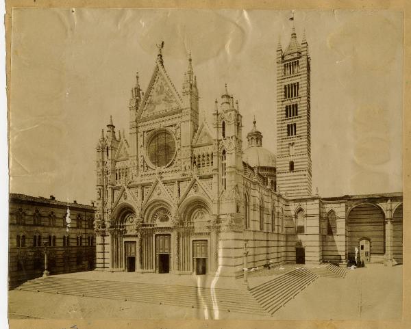 Siena - Duomo o cattedrale metropolitana di Santa Maria Assunta - Prospetto principale