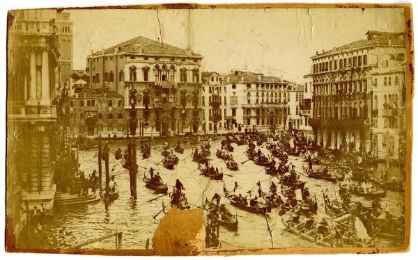 Regata Storica - Venezia - Canal Grande - Palazzo Balbi di Michelangelo Guggenheim