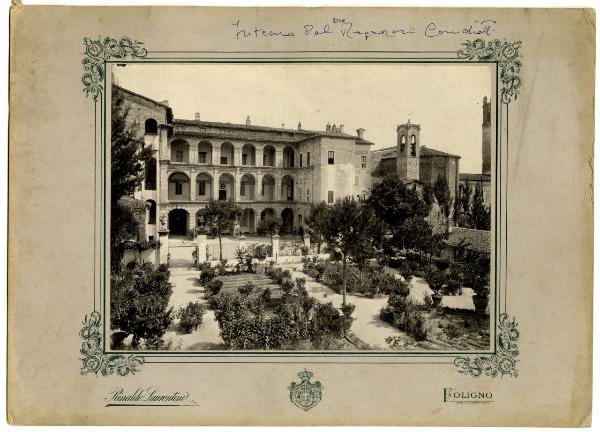 Foligno - Palazzo Regazzoni-Brunetti-Candiotti - Prospetto posteriore