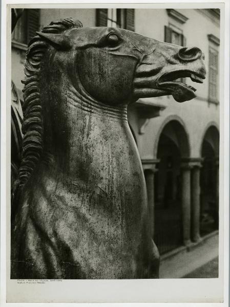 Scultura - Bronzo - Regisole - Dettaglio - 1937 - Francesco Messina - Pavia - Piazza del Duomo