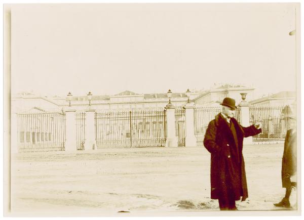 Veduta dell'ingresso della Villa reale di Monza