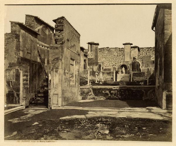 Sito archeologico - Pompei - Casa di Marco Lucrezio o delle Suonatrici