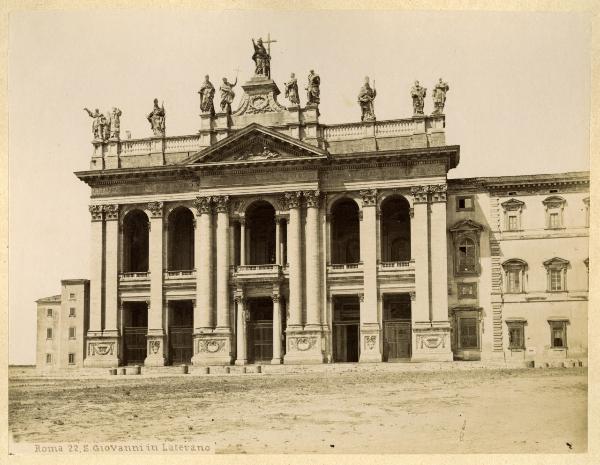Roma - Basilica di San Giovanni in Laterano - Prospetto principale