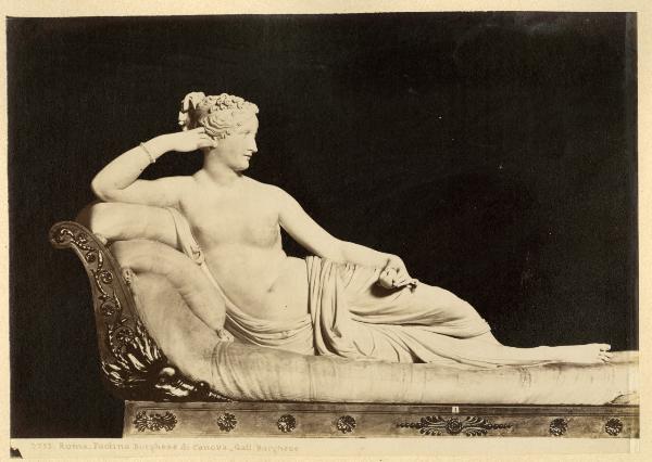 Scultura - Marmo - Paolina Borghese - 1805-1808 - Antonio Canova - Roma - Galleria Borghese