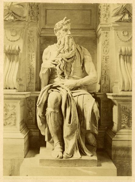 Scultura - Marmo - Mosè - 1513-1515 - Michelangelo - Roma - Basilica di San Pietro in Vincoli