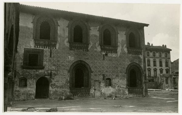 Milano - bombardamenti 1943 - Palazzo Borromeo