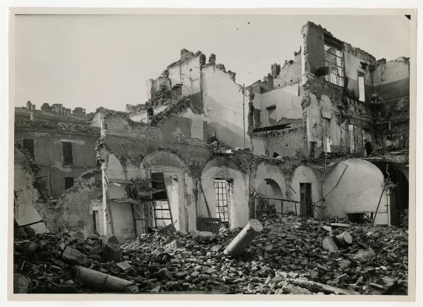 Milano - bombardamenti 1943 - Corso Roma (ora Corso di Porta Romana)