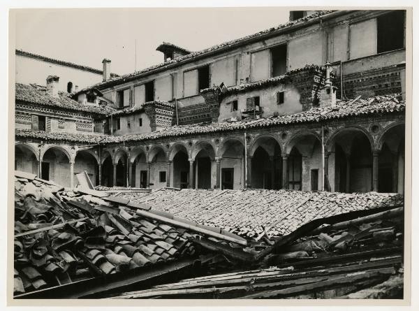 Milano - bombardamenti 1943 - Ca' Granda (ex Ospedale Maggiore)