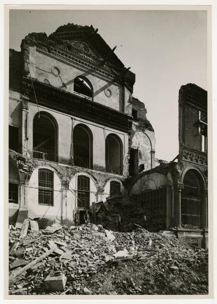 Milano - bombardamenti 1943 - Ca' Granda (ex Ospedale Maggiore)