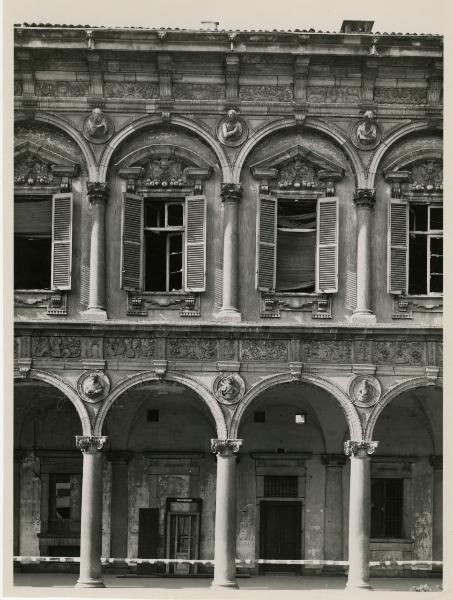 Milano - bombardamenti 1943 - Ca' Granda (ex Ospedale Maggiore)