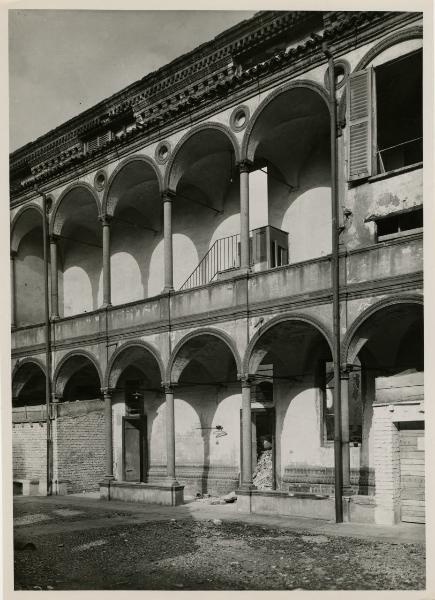 Milano - bombardamenti 1943 - Ca' Granda (ex Ospedale Maggiore)