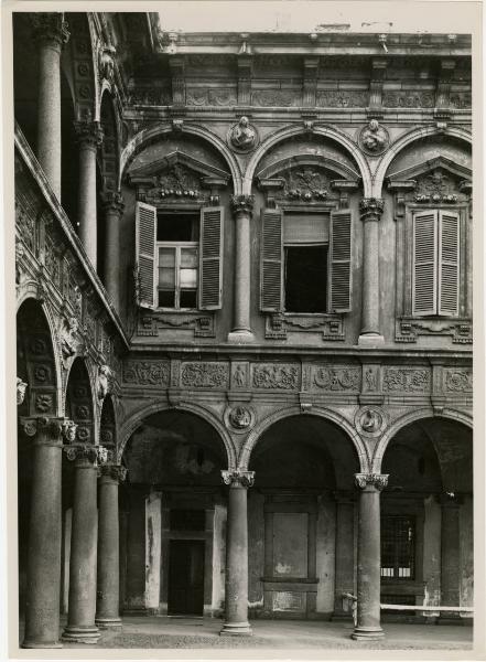 Milano - bombardamenti 1943 - Ca' Granda (ex Ospedale Maggiore)