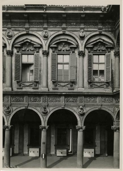 Milano - bombardamenti 1943 - Ca' Granda (ex Ospedale Maggiore)