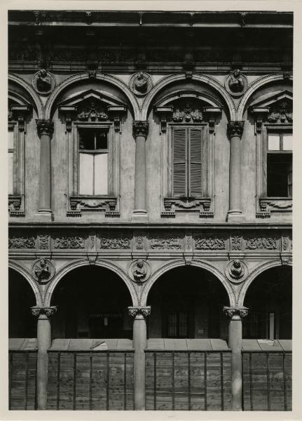 Milano - bombardamenti 1943 - Ca' Granda (ex Ospedale Maggiore)