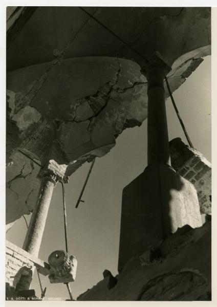 Milano - bombardamenti 1943 - Ca' Granda (ex Ospedale Maggiore)