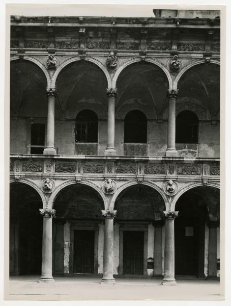 Milano - bombardamenti 1943 - Ca' Granda (ex Ospedale Maggiore)