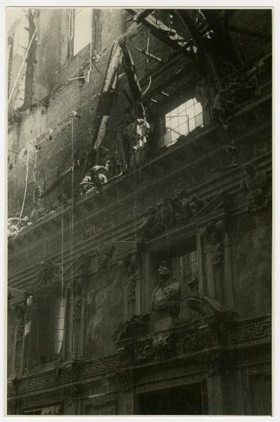 Milano - bombardamenti 1943 - Palazzo Marino