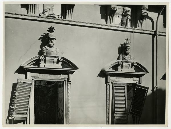 Milano - bombardamenti 1943 - Palazzo Visconti