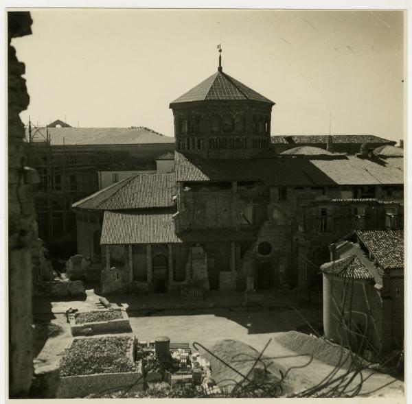 Milano - bombardamenti 1943 - S. Ambrogio