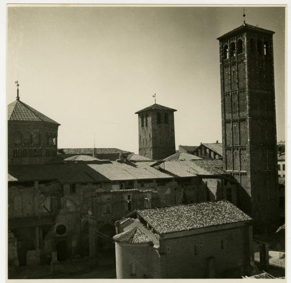 Milano - bombardamenti 1943 - S. Ambrogio