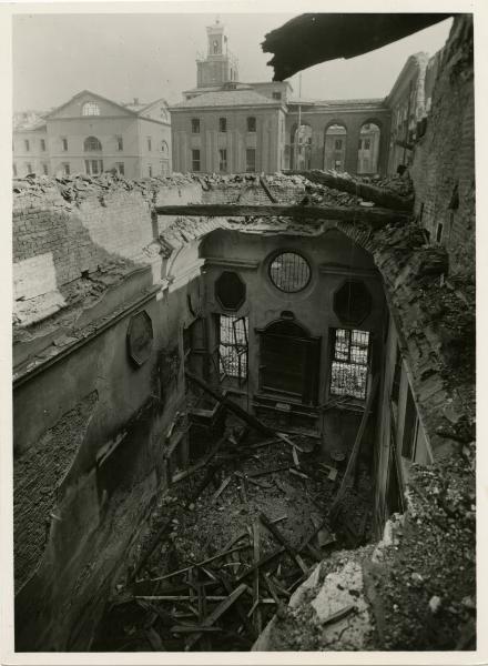 Milano - bombardamenti 1943 - S. Ambrogio