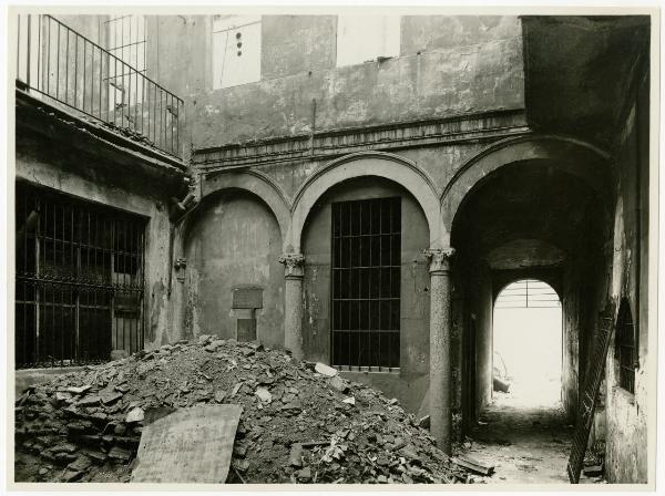 Milano - bombardamenti 1943 - Corso Garibaldi 65