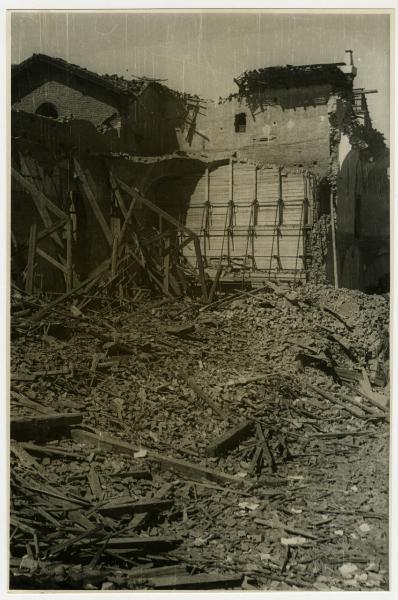 Milano - bombardamenti 1943 - S. Maria delle Grazie