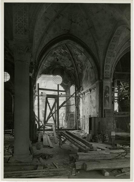 Milano - bombardamenti 1943 - S. Maria delle Grazie