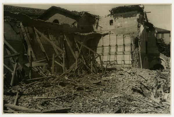 Milano - bombardamenti 1943 - S. Maria delle Grazie