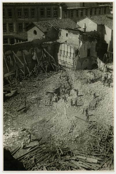 Milano - bombardamenti 1943 - S. Maria delle Grazie