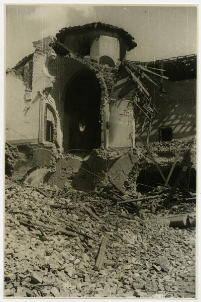 Milano - bombardamenti 1943 - S. Maria delle Grazie